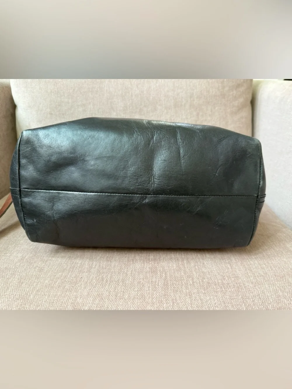 Madewell Leather Transport Zip Top Carryall Crossbody Black Brown Tote Bag